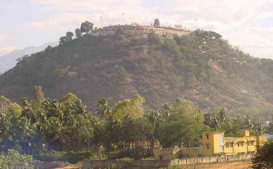 Palani Malai seen from Arts College