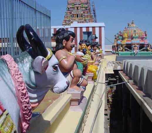 Deities surrounding Thanga Vimānam