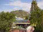 Tiru Avinankuti Temple, Palani Malai in background