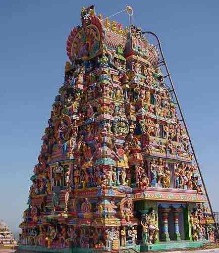 Detail of Thanga Vimanam